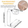 48 Pieces Transparent Clear Tablecloth Clips, Plastic Table Cloth ClipsWindproof Table Cover Holder ClampsTable Cloth Holder for Christmas Home Wedding Party Indoor Outdoor Camping Picnic (Large) view 2