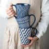 Ceramic Coffee Mugs 15 Oz Extra Large Cups Creative Personalized Gifts Embossed Espresso Latte Household Gift for Birthday/Christmas/Valentine's (Blue) (Color : C-Cup) view 2
