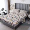 NOGAWA Cactus Sheets California King, Geometric Modern Art Bed Sheets, Patterned Bedding Sheets & Pillowcases 4 Piece Set - Soft Microfiber Deep Pocket Fitted Sheet & Flat Sheet & 2 Pillow Cases view 1
