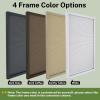 MiLin Skylight Shades Blackout Blinds Cordless Cellular Blinds for Window Shades Suitable for Roof Inclined Plane Room Windows - Updated Design Very Easy to Install (100% Blackout Creamy) view 4