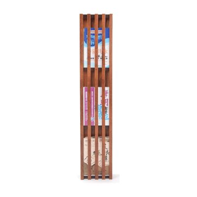 PAASHE Wall Mounted Bookshelf Wooden Bookcase Bedroom Living Room Office Wall Rack Bookcase Creative Design Bookshelves