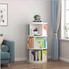 PAASHE 360 Rotation Bookshelf Student Study Bedroom Bookcase Children Storage Painting Bookshelves Multi-Layer Rack Bookcase view 4