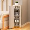 7-Tier Vertical Shoe Racks Creative Round with Door Shoe Shelf Shoe Organizer for Entryway, Living Room, Bedroom Shoe Tower view 2