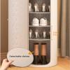 7-Tier Vertical Shoe Racks Creative Round with Door Shoe Shelf Shoe Organizer for Entryway, Living Room, Bedroom Shoe Tower view 4