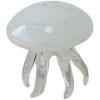 DECRZPB Handmade Glass White Jellyfish Figurine Blown Glass Coloured Glaze Paperweights Birthday Gift Table Ornaments Home Decor view 1