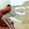DECRZPB Handmade Glass White Jellyfish Figurine Blown Glass Coloured Glaze Paperweights Birthday Gift Table Ornaments Home Decor view 4