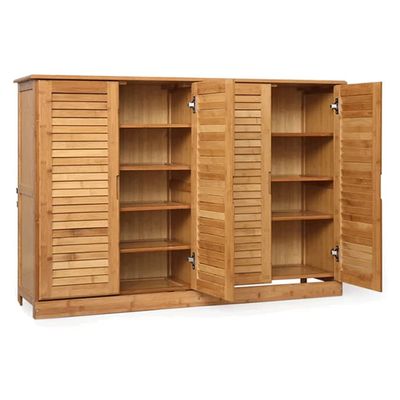 LIOONS 5 Tier Shoe Racks Shoe Cabinet with Drawers Shoe Cabinet for Foyer Shoe Storage Shelf Organizer Creative Shoe Stand
