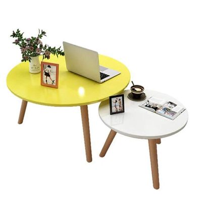 BTZHY Side Table/End Table,Nesting-Tables Living Room Coffee Table Sets of 2 Nightstands Night Tables for Bedroom Home Office Telephone Table 27  17 Inch/19  15 Inch