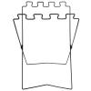 ANGGREK Trash Bag Holder,BBQ Picnic Portable Trash Bag Rack Environmental Iron Wire Folding Shelf view 2