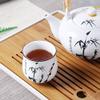 OLOTU Handmade Tea Set The Whole Sset is Simple Porcelain Glaze Color Kung Fu Tea Set Health Tea Cup Set Large Capacity view 2