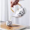 OLOTU Handmade Tea Set The Whole Sset is Simple Porcelain Glaze Color Kung Fu Tea Set Health Tea Cup Set Large Capacity view 4