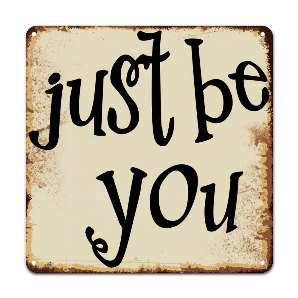 ArogGeld Motivational Christian Quote Metal Sign Metal Tin Sign Home Sign Wall Decor Unique Wall Sign Decor for Pub Cafe Bar Garage Man Cave Living Room She Shed 10x10in