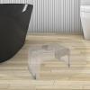 Acrylic Step Stool for Kids Stable Stool Chair Toilet Stool Clear Bathroom Stool Household Small for Bathroom Bedside Apartment Children view 2