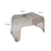Acrylic Step Stool for Kids Stable Stool Chair Toilet Stool Clear Bathroom Stool Household Small for Bathroom Bedside Apartment Children view 3