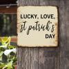 ArogGeld Spiritual Lettering Saying Metal Sign Lucky Love St Patrick's Day Metal Tin Sign Wall Art Home Decor Funny Poster Plaque for Culb Bar Cafe Man Cave Kitchen 15.2x15.2in view 2