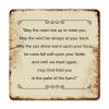 ArogGeld Metal Sign May The Road Rise Up to Meet You Metal Wall Art Spiritual Bible Verse Decorative Home Wall Art Abstract Wall Art Decor for Outdoor Street Home Bar Club 10x10in view 1