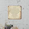 ArogGeld Metal Sign May The Road Rise Up to Meet You Metal Wall Art Spiritual Bible Verse Decorative Home Wall Art Abstract Wall Art Decor for Outdoor Street Home Bar Club 10x10in view 3