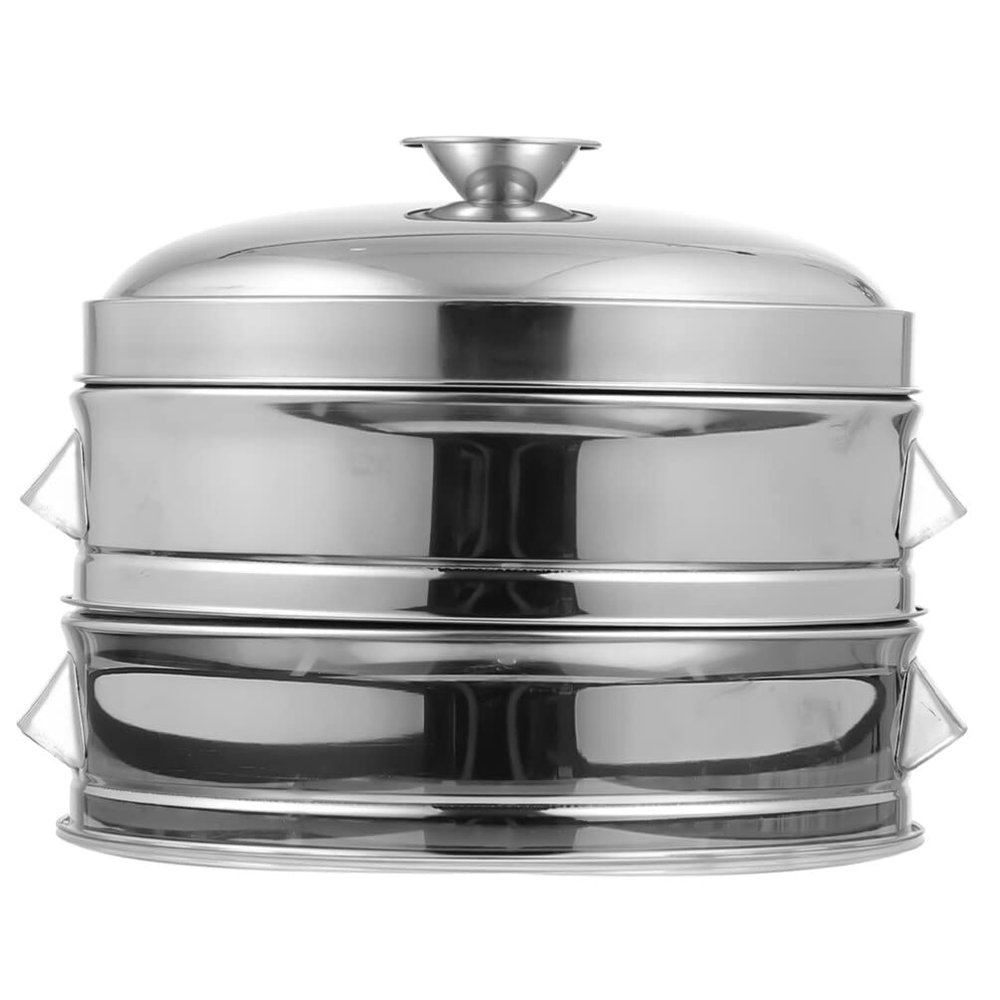 1set Steamer Basket Stackable Food Steamer Pots with Lid Vegetable Cooking Accessory for Home Restaurant and Canteen Use Design for Even Heating