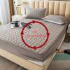 FCLDESHOP Mattress Cover,Thick Quilted Quilting Bed Sheets, Bedroom Hotel Solid Color Non-Slip Mattress Cover Mattress Toppers Pillowcase,White,120cmx200cm (3pcs) view 2