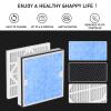 Carmerny HEPA 550 & Activated Carbon MERV-13 Pre-Filter Replacement Set Compatible With AlorAir CleanShield Air Scrubber, 2 HEPA and 5 MERV-13 Pre-Filters view 2