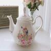 Euro Style Strength Porcelain Tea Sets Coffee Pot Ceramic Teapot,Milk Jug and Sugar Bowl-Pink Roses view 4
