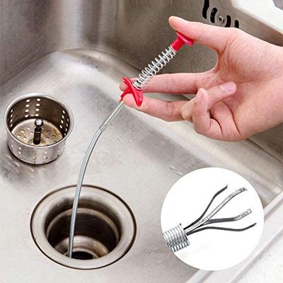 Drain Cleaner Sticks Clog Remover Cleaning Tools Spring Pipe Dredging Tools