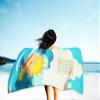 Caroline's Treasures MLM1226TWL3060 Surfer Dog Gold Golden Retriever Premium Beach Towel Oversized Towel Beach Blanket, Pool, Beach Essentials, Yoga, Premium Bath Towel, Quick Dry Plush view 3