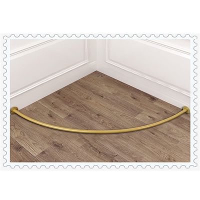 Sxlawesom Metal Curtain Rod - Clothing Store Corner Fitting Room Shelf - Dressing Room Dressing Room Curtain Rod - Customizable (Color : C-Shape, Size : 90x90cm)