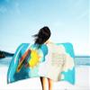 Caroline's Treasures MLM1213TWL3060 Surfer Dog Doberman Pinscher Premium Beach Towel Oversized Towel Beach Blanket, Pool, Beach Essentials, Yoga, Premium Bath Towel, Quick Dry Plush view 3
