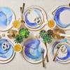 Coterie - Ocean Watercolor Large Paper Plates for Bridal, Baby Shower, Tea Party - Set of 10 | 9.25" Dinner Plates view 2