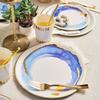 Coterie - Ocean Watercolor Large Paper Plates for Bridal, Baby Shower, Tea Party - Set of 10 | 9.25" Dinner Plates view 4