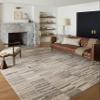 Loloi Darby Collection DAR-01 Charcoal/Sand 2'-7" x 12'-0" Runner Rug view 1