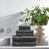 Arkwright Bath Towels Set of 6 - Super Soft 100% Cotton, 600 GSM Quick Dry & Absorbent, Luxury Bathroom Essentials with 2 Shower Towels, 2 Hand Towels and 2 Washcloths, Pewter Grey view 3