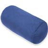 1 MIDDLE ONE Round Cylinder Bolster Pillow with Removable Velvet Cover, Tube Roll Cervical Pillow for Head, Neck, Back and Legs Support, 13"x 6", Blue view 1