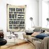 Man CABE Decor You Can't Buy Happiness But You Can Marry A Croatian Tapestry Room Stuff Stuff for Boys Room (Size : 100X150CM) view 2