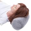 1 MIDDLE ONE Round Cylinder Bolster Pillow with Removable Velvet Cover, Tube Roll Cervical Pillow for Head, Neck, Back and Legs Support, 13" x 6", Grey view 1