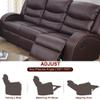 A Ainehome Luxury Recliner Sofa Living Room Furniture Set Reclining Couch Rv Sofa Chair Loveseat Recliner Couches (B-Brownish red Leather, Sofa), Sofa (3 seater) view 3