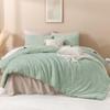 Andency Full Comforter Sets Sage Green, Boho Lightweight and Fluffy Bedding Set for Full Bed, 3 Pieces Tufted Farmhouse Design for All Seasons (79x90Inches, 1 Comforter and 2 Pillow Shams) view 2