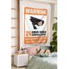 CakJuice Small Wall Tapestry 24 Hour Video Surveillance Sign Tapestry Room Decorations Tapestry Aesthetic (Size : 100X150CM) view 3