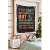 Stuff for Your Room You Can't Buy Happiness But You Can Buy A Snowboard Tapestry Funny Kitchen Decor Man Cave Decorations (Size : 100X150CM) view 3