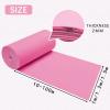 Wedding Aisle Runners Carpet Pink Runner Runway Rug Wear-Resistant Aisle Runner Rug with 1 Piece Carpet Tape for Wedding Opening Celebration Event (Size : 1x10m) view 2