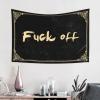 Garage Accessories for Man Cave f-k Off Tapestry Stuff for Boys Room Tapestry with Words (Size : 92X150CM) view 2