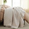 Bedsure California King Quilts - Lightweight Bedspreads Cal King Size with Basket Weave Pattern, Soft Quilt Bedding Set, Beige Comforter Set Coverlet for All Seasons with 2 Pillow Shams (111" x 106") view 2