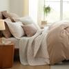 Bedsure California King Quilts - Lightweight Bedspreads Cal King Size with Basket Weave Pattern, Soft Quilt Bedding Set, Beige Comforter Set Coverlet for All Seasons with 2 Pillow Shams (111" x 106") view 4