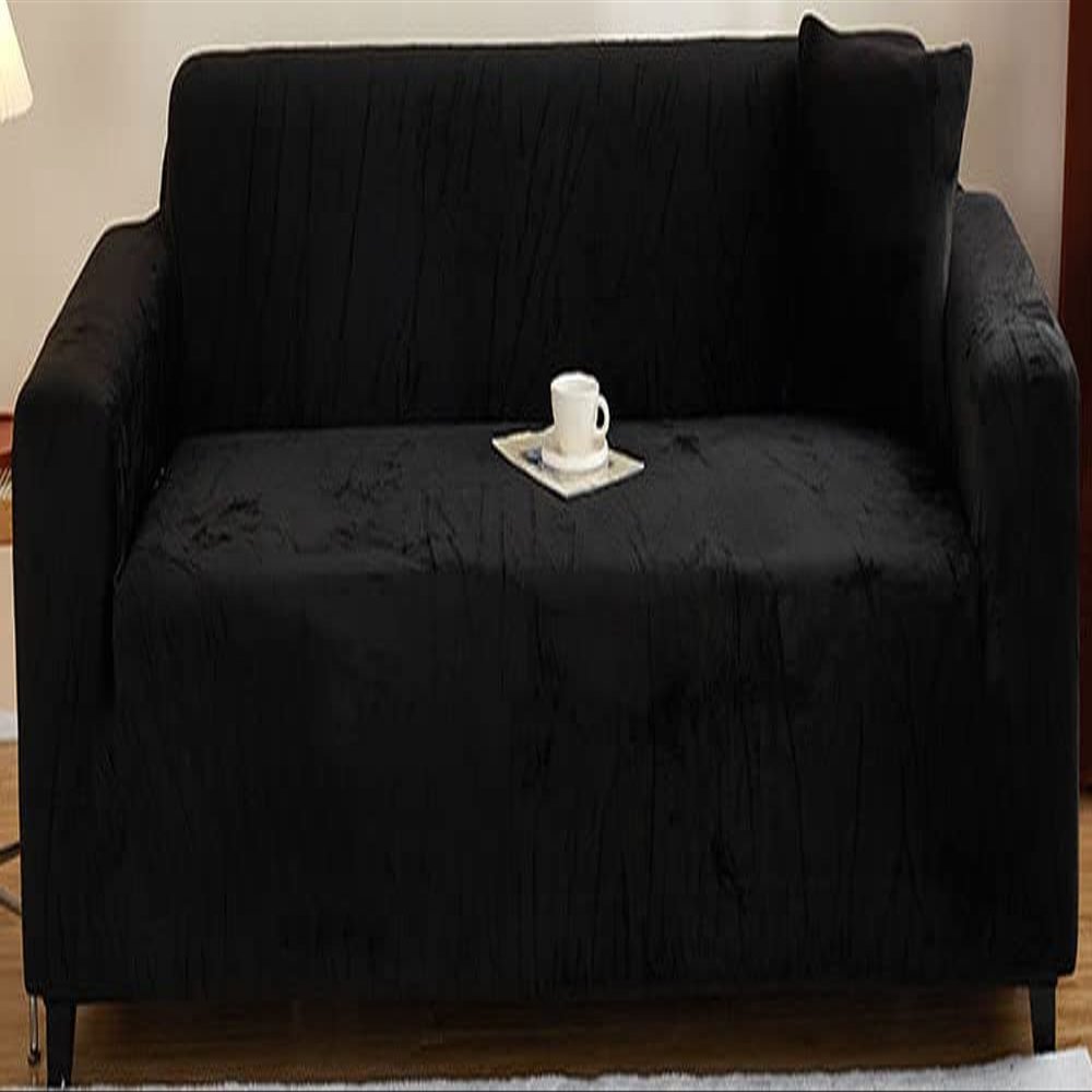 Sofa Covers 1 2 3 4 Seater Stretch Settee Covers Single Velvet Sofa Protector Cover for Dogs Pets Blanket Sofa Slipcovers Cushion Couch Elastic Non Slip Furniture Soft And Washable ( Color : #42 , Siz