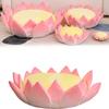 3D Flower Throw Pillow for Adults Kids, Good Luck Lotus Flower Cushion, Lotus Throne Meditation Cushion Floor Pillow Washable Big Pillow Seat Floor Cushion for Sitting Yoga ( Size : 80*23cm/31.5*9.1in view 1
