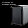 Garbage Recycling Bin Large Capacity Kitchen Trash Can with Lid Stainless Steel Smart Trash Can Household Touch-free Automatic Trash Can (Rectanglular, 20L/30L) Kitchen Trash Can ( Size : 30L , Color view 4