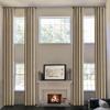 Frelement Velvet Curtains for High Ceiling Loft Bedroom Light Blocking Curtains Flat Hooks Curtains 192 Inches Extra Long Privacy Curtain Panels, 50" W x 192" L, 2 Panels, Cornstalk view 1