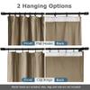 Frelement Velvet Curtains for High Ceiling Loft Bedroom Light Blocking Curtains Flat Hooks Curtains 192 Inches Extra Long Privacy Curtain Panels, 50" W x 192" L, 2 Panels, Cornstalk view 2