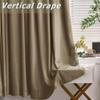 Frelement Velvet Curtains for High Ceiling Loft Bedroom Light Blocking Curtains Flat Hooks Curtains 192 Inches Extra Long Privacy Curtain Panels, 50" W x 192" L, 2 Panels, Cornstalk view 3